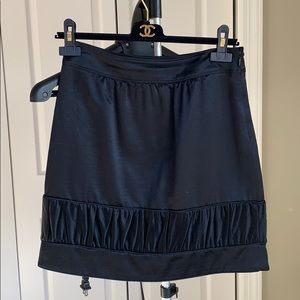 Burberry black mini skirt
